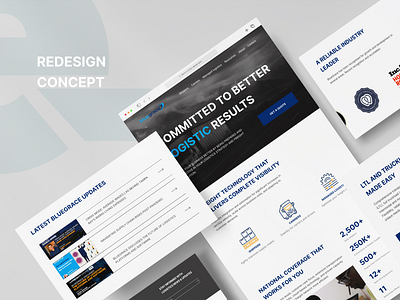 Redesign concept - Logistic company`s website