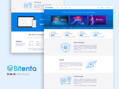 Bitenta UI design afghanistan bitcoin cryptocurrency uidesign uxdesign