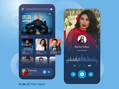 Music App UI mobileappdesign music app uidesign uxdesign
