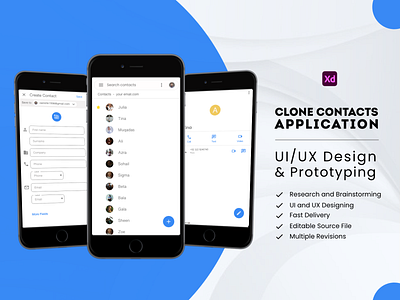 Clone Contacts Application