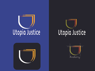 Utopia Justice Combine Modern Top Logo Design best logo design best unique logo design brand logo design branding logo design business logo design company logo design creative brand designer famous msmamun graphic designers freelance graphic designer graphic design graphic design agency hand lettering logo making illustration letter logo maker logo logo design with letters modern logo print ready logo design simple logo design