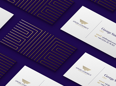 Angel Connect / Visual Identity branding business card graphic design logo logo design stationery visual identity