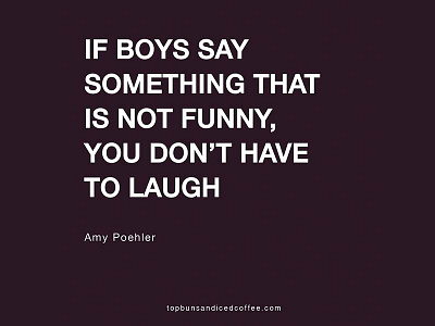 Amy Poehler Design basic instagram maroon minimal quote