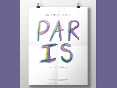 An American in Paris Poster Recreation