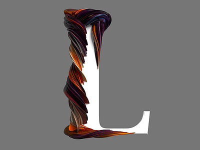 L 3d animation cinema4d design illustration logo pixel