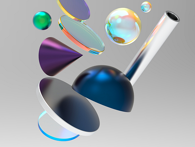 Abstract 3d cinema4d design