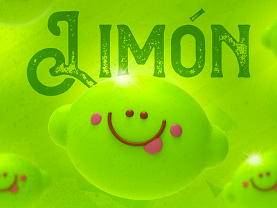Limón 3d cinema4d design illustration pixel