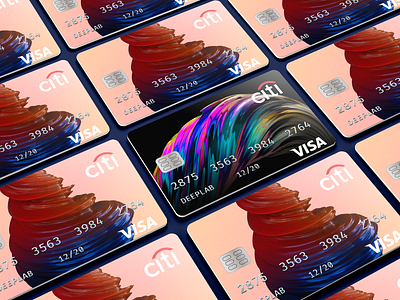 Credit card 3d branding cinema4d design illustration pixel