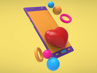 Smartphone 3d cinema4d smartphone