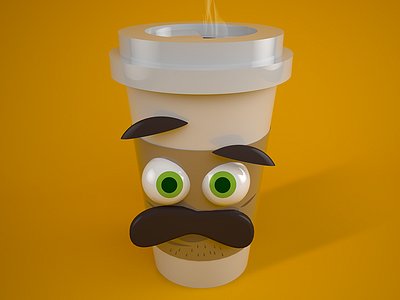 Coffee 3d cinema4d coffee