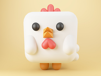 chicken 3d chicken cinema4d