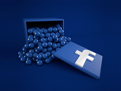 Facebook 3d cinema4d facebook logo