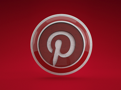 Pinterest 3d cinema4d logo pinterest red