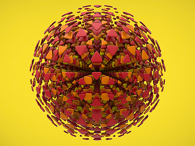 Explosion ball 3d cinema4d explosion ball