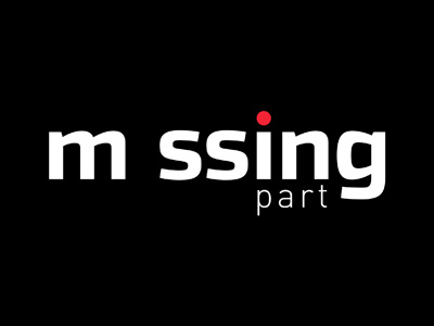 Missing Part branding design identity logo logotype mark