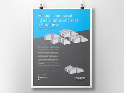 Poligons Industrials 3d design polygons poster