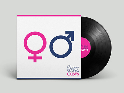 Sex Exists cd music packaging sex symbol