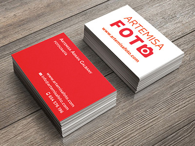 Artemisa Foto branding cards design graphic logotype photography symbol