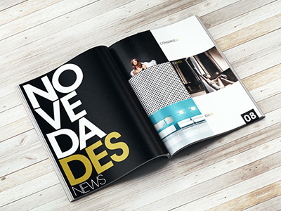 Modiss catalogue design editorial graphic news typography