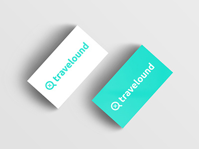 Travelound branding design logotype