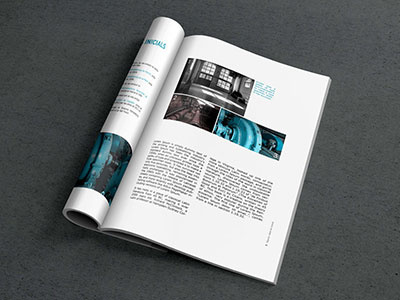 Magazine Vallfosca design editorial