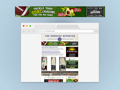 The Produce Reporter Daily Newsletter banner for tHoA