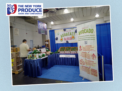 Booth Paraphernalia for The 2021 NY Produce Show avocado avocados branding casa del aguacate design graphic design illustration logo