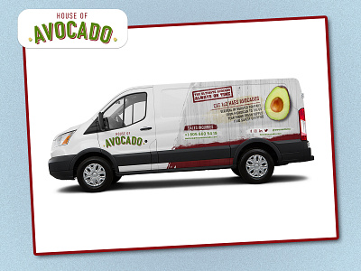 Van Wrap design for The House of Avocado avocado avocados car wrap design casa del aguacate design graphic design house of avocado illustration wrap