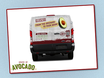 Van Wrap for The House of Avocado (back)