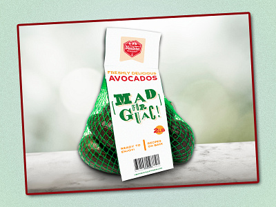 Mad for Guac! Bag concept for Ventura Avocados avocado avocados bag casa del aguacate design graphic design illustration mockup produce