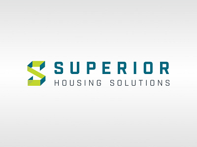 Superior Housing Logo brand branding housing identity design logo superior symbol