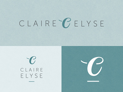 Claire Elyse Photography Rebrand branding identity design logo photographer photography rebrand symbol