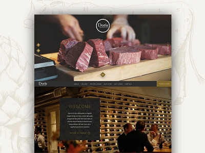 Restaurant Website layout restaurant restaurant website steak house web design web layout website