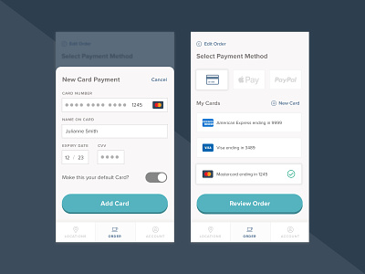 002 - Credit Card Checkout | 100 UI Challenge app checkout form checkout page credit card design interface mobile payment ui