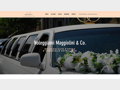One page website branding design ui web design