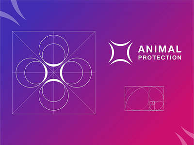 Logo Animal Protection app branding design icon illustration logo typography ui ux vector