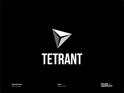 TETRANT - Gaming Website 3d animation brand brand logo branding creative design geometrical logo graphic design illustration logo logo mark logo type modern modern logo motion graphics typography ui ux vector