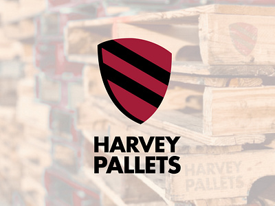 Logo Redesign - Harvey Pallets - Vertically Integrated Company