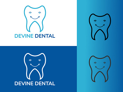 Devine Dental Logo - Logo design - Teeth Logo