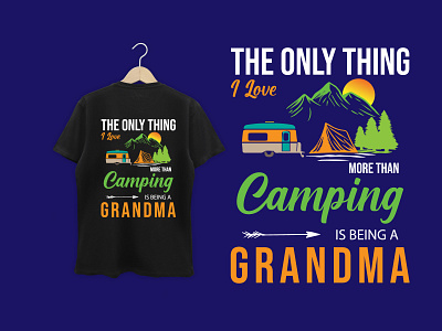 Camping T-shirt Design