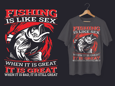 Fishing T-shirt Design