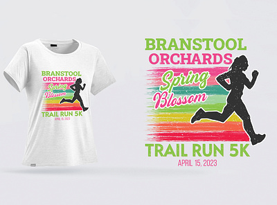 Branstool Trail Run T-shirt Design graphic design illustration t shirt t shirt design t shirt designer vector vintage t shirt