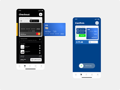 Credit Card Checkout 002 checkout dailyui ecommerce mobile ui userexperience ux