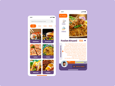 Recipe 040 appdesign dailyui ingredients mobileapp recipes ui ux