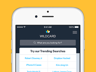 Wildcard iOS Release app browser card ios iphone 6 launch release ui ux wildcard