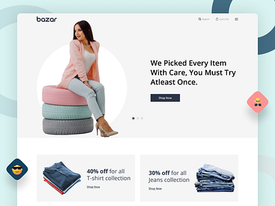 Bazar Fashion Ecommerce Template