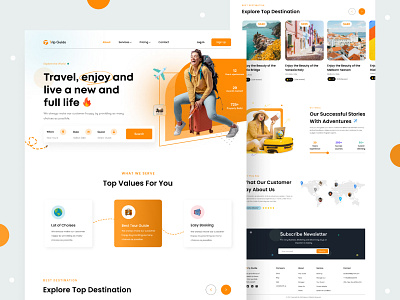 Travel Agency Landing Page