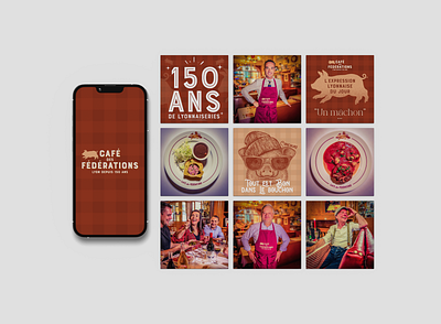 Le café des Fédérations. branding design graphic design illustration logo typography ui ux vector