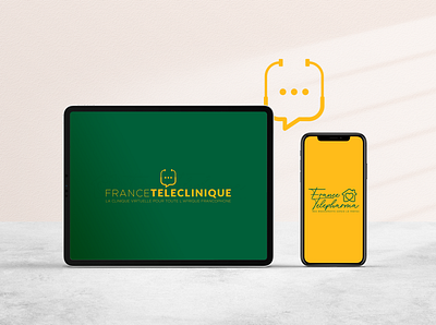 France Télé Clinique. app branding design graphic design illustration logo typography ui ux vector