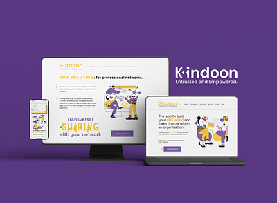 Kindoon app branding design graphic design illustration logo typography ui ux vector website